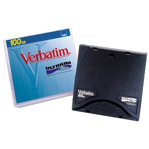 VERBATIM 93827 LTO ULTRIUM-1 100/200GB DATA CARTRIDGE 1PK